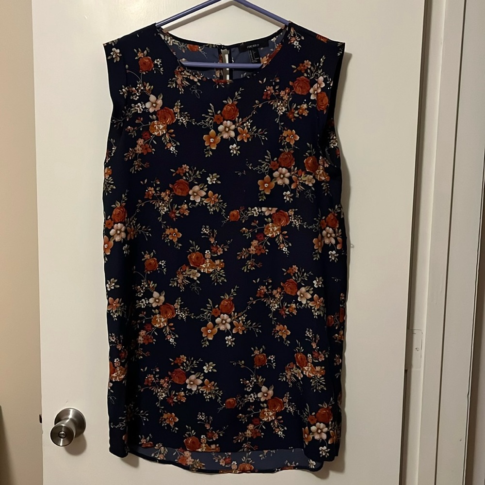 Short Sleeved Floral Dress